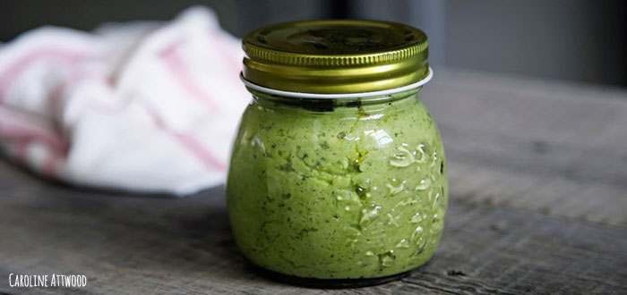 pesto zucchine verdura sinergica